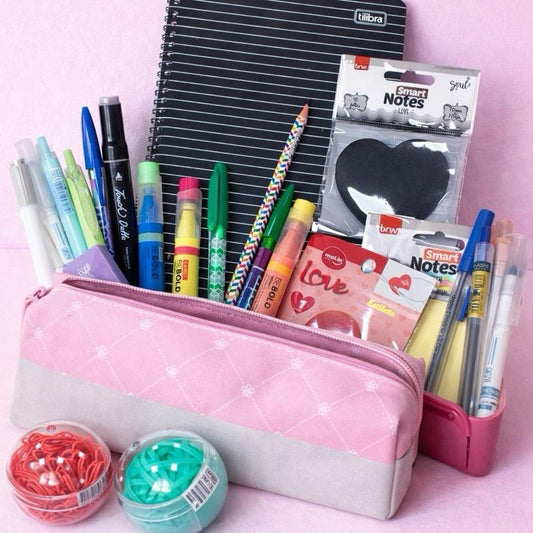 Kit de Papelaria sortido - P / M / G - Edição Tiktok 10% Off Extra para assinantes + brinde
