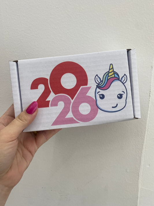 Clube Unibox Mini - Papelaria Unicórnio - Metas 2026
