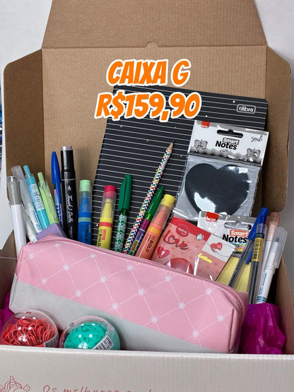Kit de Papelaria - Papelaria Unicórnio - P, M e G